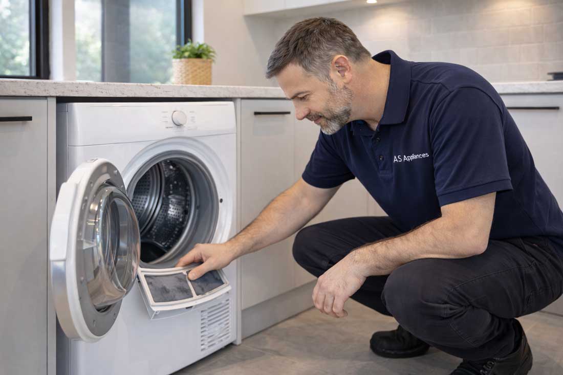 Dryer Repair Croydon VIC for no heat, long dry times, shutoffs and error codes