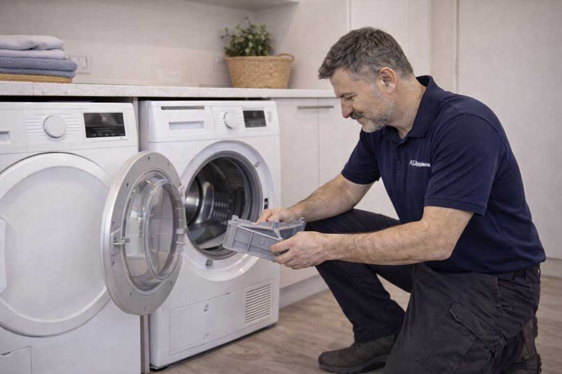 Dryer Repair Kilsyth for heat pump, condenser, and vented dryer faults