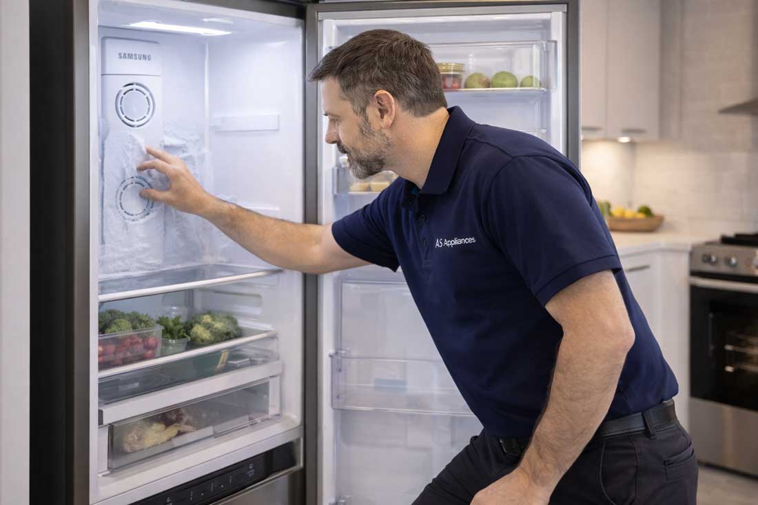Fridge Repair Bayswater for cooling issues, frost build up, leaks, fan noise and error codes