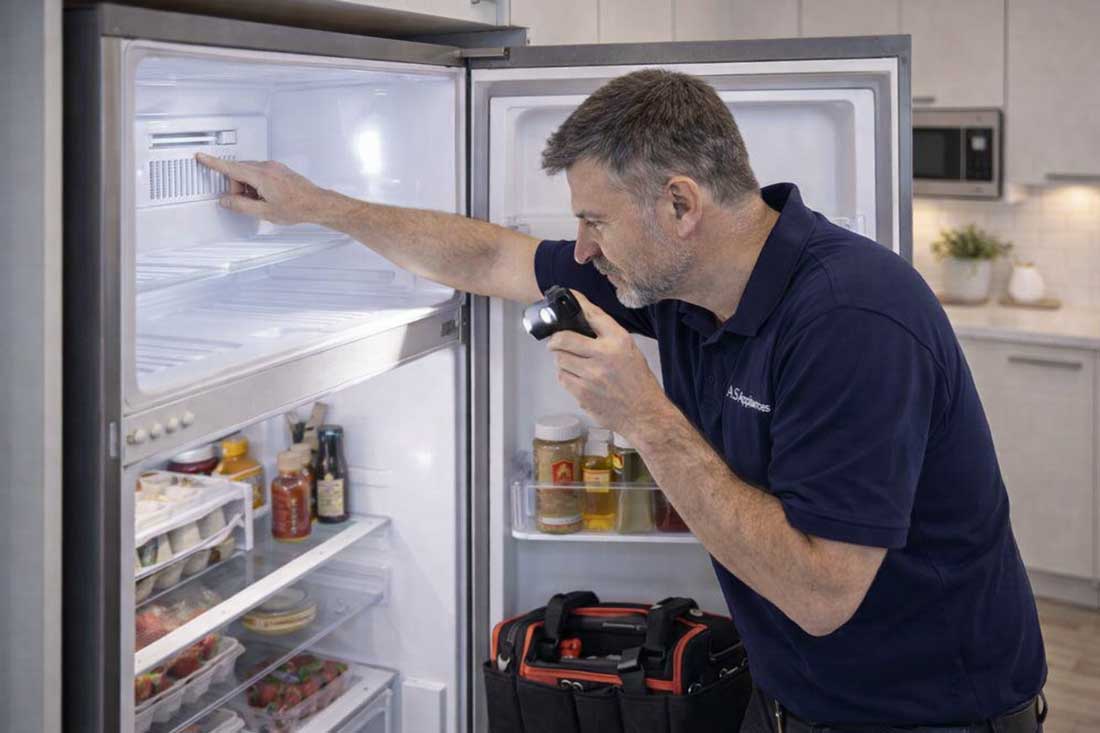 Fridge Repair Kilsyth for cooling, defrost, and leak problems