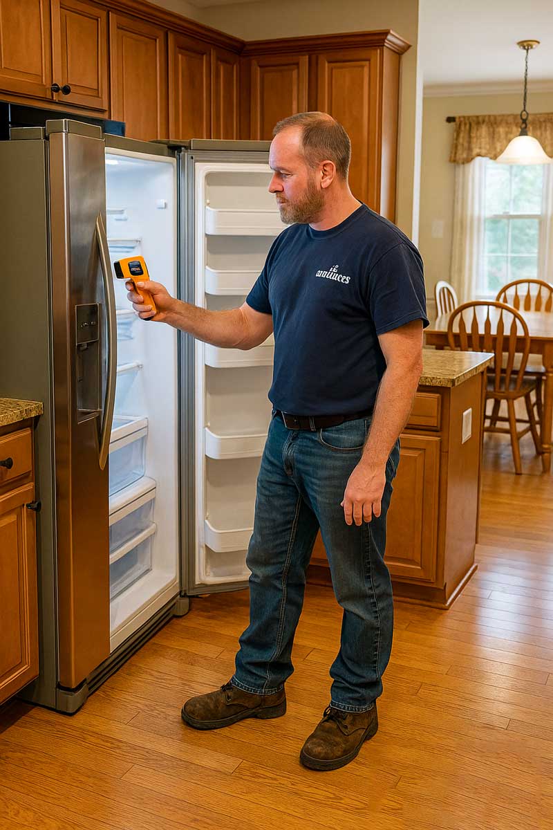 Fridge Diagnosis Rowville Diagnosing fridge temperature issue in Rowville