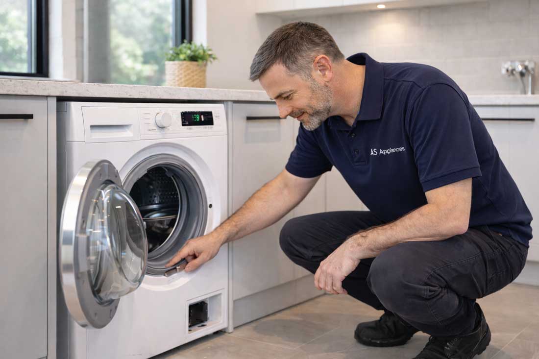 Washer repair in Croydon for drain problems, spin vibration, leaks, noise and error codes
